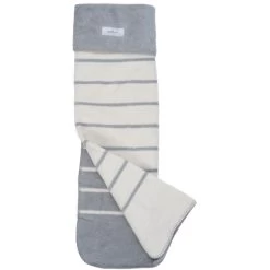 Zaffiro Grijs & Ecru Gestreept 100 X 150 Cm Ledikantdeken 15366 -Babywinkel Verkoop 23481 grijsecrustrepenlengte