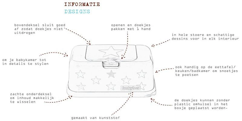 FunkyBox Clay Grey Little Stars FB36 4 FunkyBox Clay Grey Little Stars FB36 - Afbeelding 2