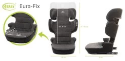 4Baby Euro-Fix Black 15-36kg I-Size Autostoel 18 4Baby Euro-Fix Black 15-36kg I-Size Autostoel -Babywinkel Verkoop 4baby euro fix dark grey 15 36kg i size autostoel 7