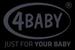 4Baby Space-Fix 2022 Grey 360º 0-36 Kg Autostoel -Babywinkel Verkoop 4baby logo 2