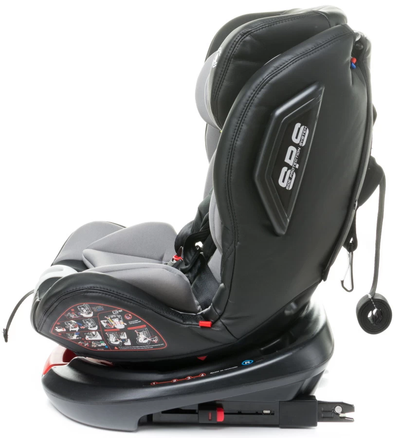 4Baby Roto-Fix Light Grey 360º 0-36 Kg Isofix Autostoel 7 4Baby Roto-Fix Light Grey 360º 0-36 Kg Isofix Autostoel - Afbeelding 5