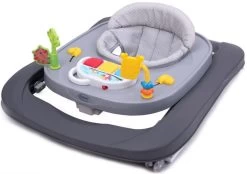 4Baby Walk 'n Push Dark Grey Loopstoel 7022 -Babywinkel Verkoop 4baby walk n push dark grey loopstoel 7022 2