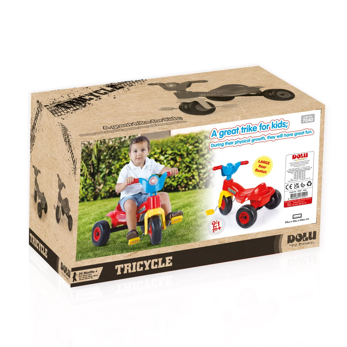 Dolu Trike Driewieler 7040 5 Dolu Trike Driewieler 7040 - Afbeelding 3