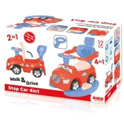 Dolu Step Car 4-in-1 Loopauto 8035 -Babywinkel Verkoop 8035 3d back