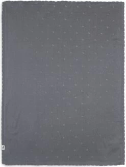 Jollein Pointelle Storm Grey 100 X 150 Cm Ledikantdeken 516-522-66064 -Babywinkel Verkoop Deken Ledikant 100x150cm Pointelle Storm Grey 2