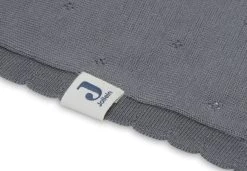 Jollein Pointelle Storm Grey 100 X 150 Cm Ledikantdeken 516-522-66064 -Babywinkel Verkoop Deken Ledikant 100x150cm Pointelle Storm Grey 4