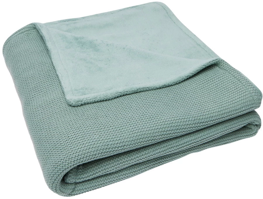 Jollein Basic Knit Forest Green / Fleece 100 X 150 Cm Ledikantdeken 517-522-65219 3 Jollein Basic Knit Forest Green / Fleece 100 X 150 Cm Ledikantdeken 517-522-65219
