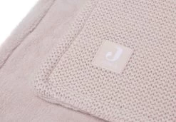 Jollein Basic Knit Pale Pink / Fleece 75 X 100 Cm Wiegdeken 517-511-65310 -Babywinkel Verkoop Jollein Basic Knit Pale Pink 1.4