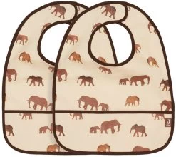 Jollein Savannah 2-pack Waterproof Slabber 029-864-66029