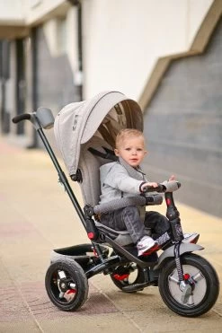 Lorelli Jaguar Deluxe Grey Driewieler 1005039-2102 -Babywinkel Verkoop Lorelli Jaguar Deluxe Grey Driewieler 1005039 2102 10