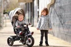 Lorelli Jaguar Deluxe Grey Driewieler 1005039-2102 -Babywinkel Verkoop Lorelli Jaguar Deluxe Grey Driewieler 1005039 2102 11