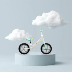QKids Fleet Balance Bike Grey Triangles Loopfiets QKIDS00001 -Babywinkel Verkoop QKids Fleet Balance Bike Grey Triangles Loopfiets QKIDS00001 4