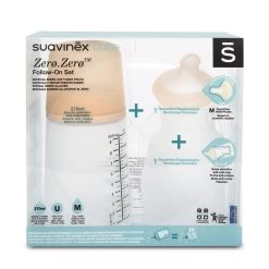 Suavinex Zero.Zero 270ml M Flow Starterset SXZBRF067416 -Babywinkel Verkoop Suavinex Zero.Zero 270ml M Flow Starterset SXZBRF067416 7