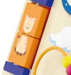 Viga Activity Walker Multicolor Houten Loopwagen 50950 -Babywinkel Verkoop Viga Activity Walker Multicolor Houten Loopwagen 50950 3