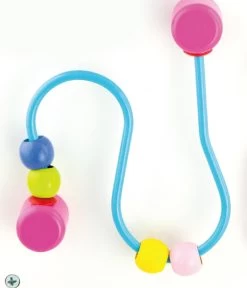 Viga Activity Walker Roze Houten Loopwagen 50178 -Babywinkel Verkoop Viga Activity Walker Roze Houten Loopwagen 50178 3