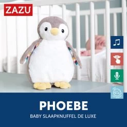 Zazu Phoebe De Pinguïn Ruis Slaaptrainer ZA-PHOEBE-01 -Babywinkel Verkoop Zazu Phoebe de Pinguin Ruis Slaaptrainer ZA PHOEBE 01 3
