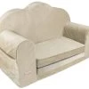 Albero Mio Cloud Sofa Velvet Beige Slaapbank V110 -Babywinkel Verkoop albero mio cloud sofa beige slaapbank v110