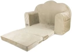 Albero Mio Cloud Sofa Velvet Beige Slaapbank V110 -Babywinkel Verkoop albero mio cloud sofa beige slaapbank v110 2