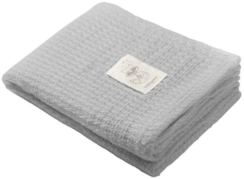 Baby Ono Bamboo Gebreid Grijs Wiegdeken 75 X 100 Cm 479/04