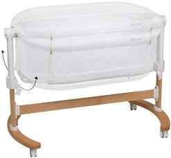 Babygo Amila Beige Creme Wieg Aan Bed 4151 -Babywinkel Verkoop babygo amila beige creme wieg aan bed 4151 2