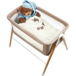 Babygo Goodnight Beige Wieg 4362 17 Babygo Goodnight Beige Wieg 4362 -Babywinkel Verkoop babygo goodnight beige wieg aan bed 4362 3