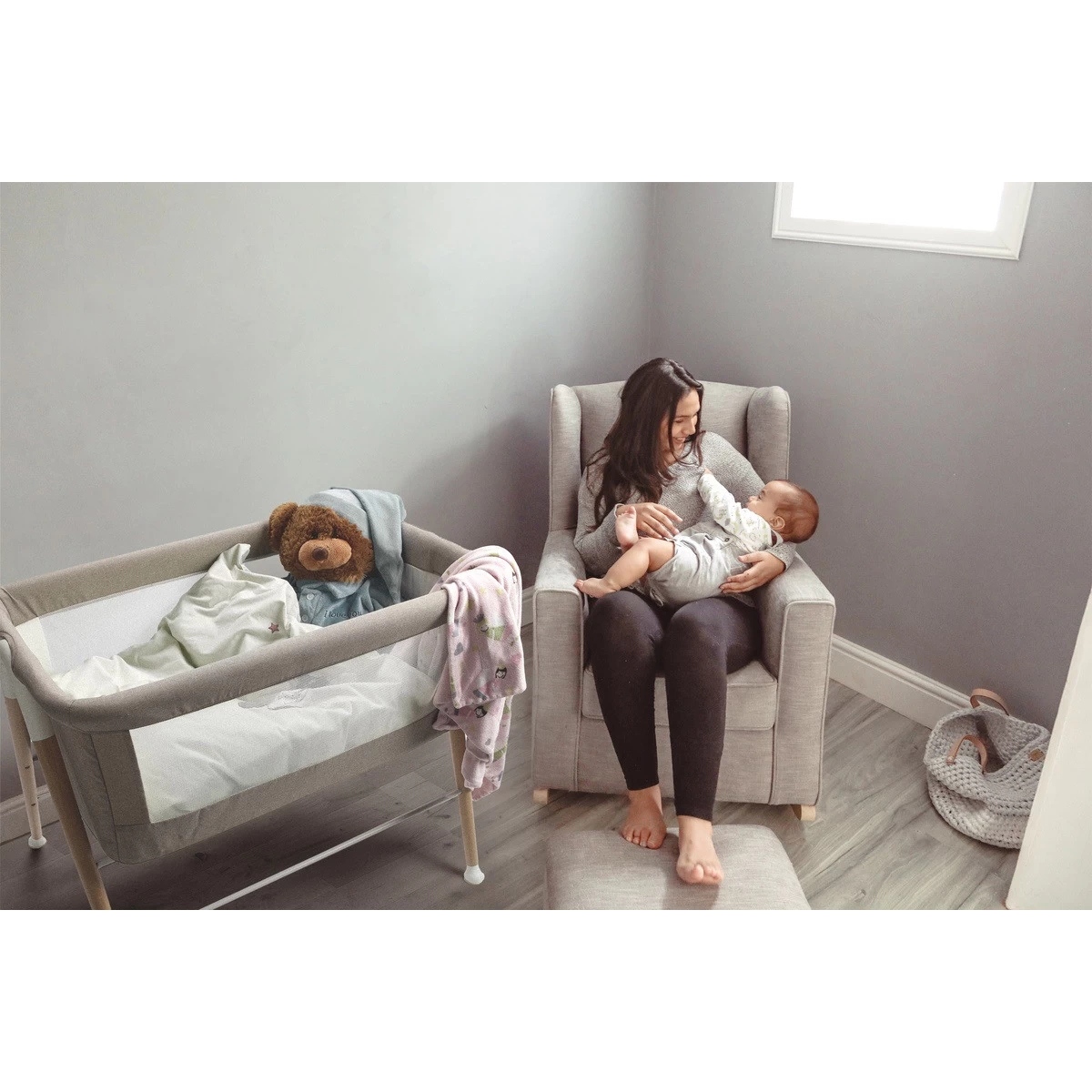 Babygo Goodnight Beige Wieg 4362 11 Babygo Goodnight Beige Wieg 4362 - Afbeelding 9