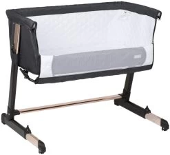 Babygo Together Zwart/Roségoud Wieg Aan Bed 4605 10 Babygo Together Zwart/Roségoud Wieg Aan Bed 4605 -Babywinkel Verkoop babygo together zwart goud wieg aan bed 4605 2