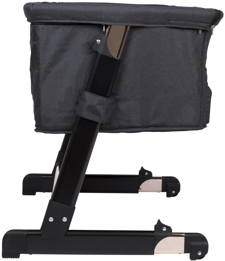 Babygo Together Zwart/Roségoud Wieg Aan Bed 4605 6 Babygo Together Zwart/Roségoud Wieg Aan Bed 4605 - Afbeelding 4