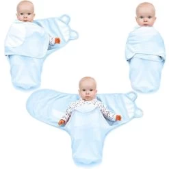 Babyjem Soft Swaddle Medium Ecru Inbakerdoek 4308 -Babywinkel Verkoop babyjem soft swaddle me blauw wikkeldeken 1114302 2 1