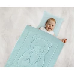 Babyjem Velvet Groen Dekentje Met Kussen 664 -Babywinkel Verkoop babyjem velvet groen dekentje met kussen 664 2