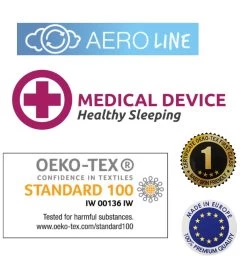 Babymatex AeroLine Oxi 35x75 Cm Matrasbeschermer TB0324 -Babywinkel Verkoop babymatex oxi drukverlagende matrastopper tb0211 324 327 331 7 5