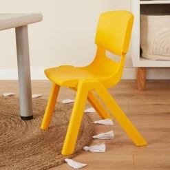 Bieco Geel Kunststof Kinderstoeltje 04000001 -Babywinkel Verkoop bieco geel kunststof kinderstoeltje 04000001 5
