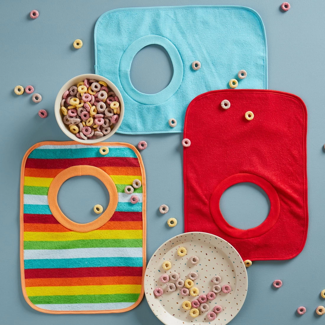 Bieco Regenboog 6 Stuks Slabber Set 38000123 6 Bieco Regenboog 6 Stuks Slabber Set 38000123 - Afbeelding 4