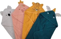 Blush & Blossom Leopard Lenny Badstof Badcape TR-BB4204 -Babywinkel Verkoop bluch blossom bath cape 2 1 1