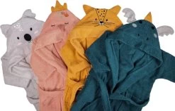 Blush & Blossom Dragon Diego 0-1jr Badstof Badjas TR-BB4206 -Babywinkel Verkoop bluch blossom bathrobe 1