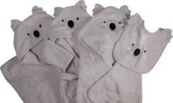 Blush & Blossom Koala Kyle Badstof Poncho TR-BB4213 -Babywinkel Verkoop blush blossom koala kyle bathcape bathrobe bibs poncho 2
