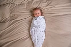 Bo Jungle B-Wrap Grey Feathers Small Wikkeldeken B172300 -Babywinkel Verkoop bo jungle b wrap grey feathers small wikkeldeken b172300 3