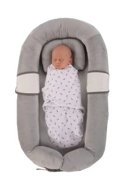 Bo Jungle B-Wrap Grey Feathers Small Wikkeldeken B172300 -Babywinkel Verkoop bo jungle b wrap grey feathers small wikkeldeken b172300 4