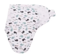 Bo Jungle B-Wrap Grey Feathers Small Wikkeldeken B172300 -Babywinkel Verkoop bojungle b wrap small wikkeldeken 2 2