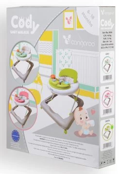 Cangaroo Baby Walker Cody Green Loopstoel 3968 -Babywinkel Verkoop cangaroo baby walker cody green loopstoel 3968 7