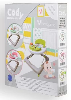 Cangaroo Baby Walker Cody Grey Loopstoel 3944 -Babywinkel Verkoop cangaroo baby walker cody grey loopstoel 3944 7
