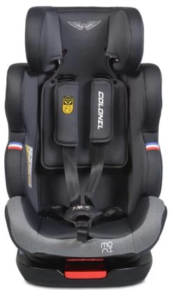 Cangaroo Colonel Dark Grey SPS Isofix 0-36 Kg Autostoel 0212 -Babywinkel Verkoop cangaroo colonel light grey 0 36 kg autostoel 0205 12 1