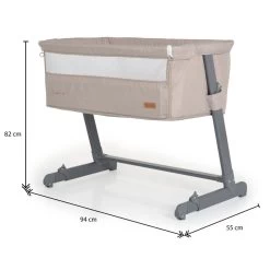 Cangaroo Connect Us Beige Wieg Aan Bed -Babywinkel Verkoop cangaroo connect us beige wieg aan bed 11