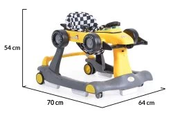 Cangaroo Daytonna Geel Loopstoel 109180 20 Cangaroo Daytonna Geel Loopstoel 109180 -Babywinkel Verkoop cangaroo daytonna geel loopwagen 109180 9