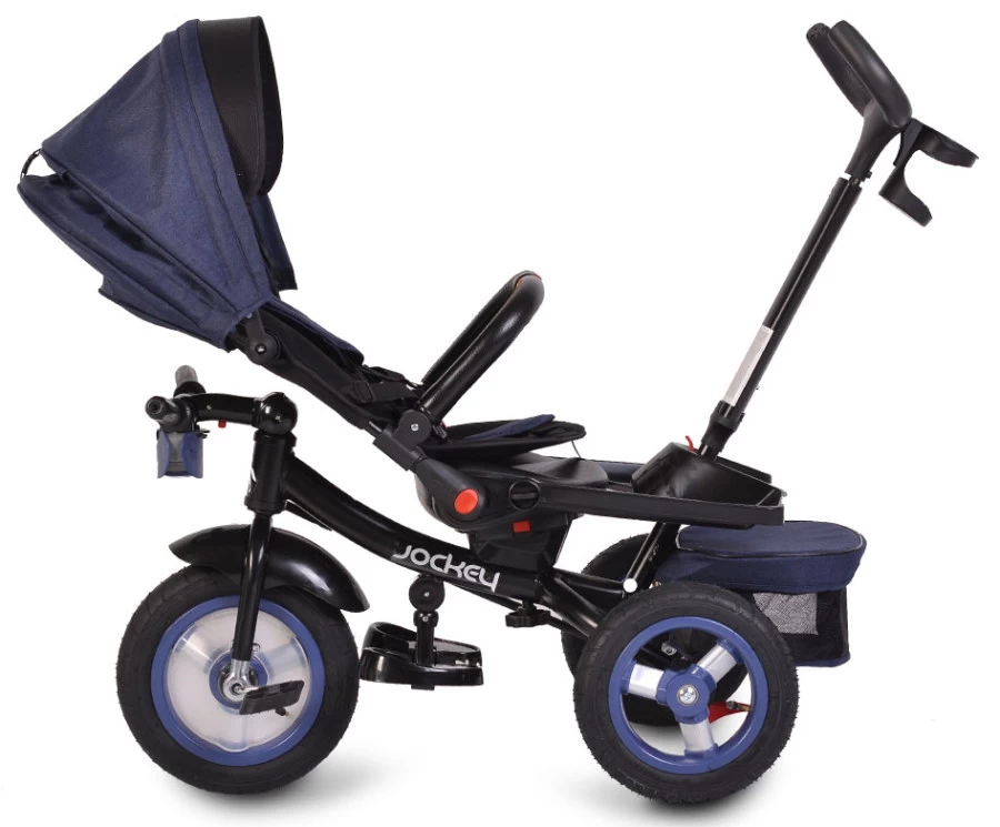 Cangaroo Jockey Trike Beige Stars Driewieler Met Duwstang En Zonnekap 12 Cangaroo Jockey Trike Beige Stars Driewieler Met Duwstang En Zonnekap - Afbeelding 10