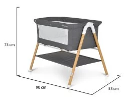 Cangaroo Kalinihta Wooden Graphite Wieg -Babywinkel Verkoop cangaroo kalinihta wooden graphite wieg 7