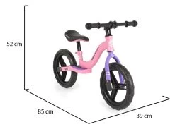 Cangaroo Kiddy Roze Loopfiets 109568 -Babywinkel Verkoop cangaroo kiddy roze loopfiets 109568 4