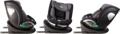 Ding Mace Black/Grey 360° I-Size Autostoel 0-36kg DI-111917 -Babywinkel Verkoop di 111917 ding mace black grey 03