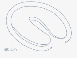 Doomoo Comfy Big Tetra Grey Voedingskussenhoes 35002021 -Babywinkel Verkoop doomoo comfy big tetra voedingskussenhoes 1