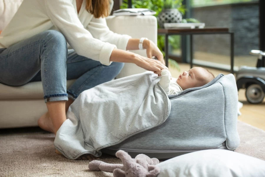 Doomoo Seat'n Swing Grijs Zitzak 02 8 Doomoo Seat'n Swing Grijs Zitzak 02 - Afbeelding 6